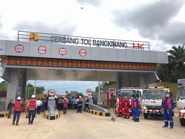 Usai Ditinjau Gubernur Riau, Tol Pekanbaru-Bangkinang Hari Ini Mulai Dibuka Untuk Masyarakat